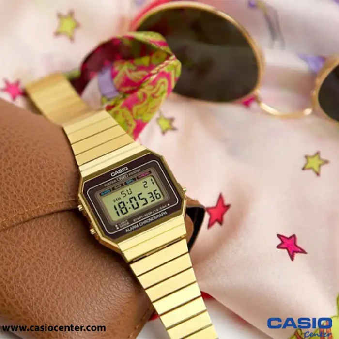 ساعت مچی زنانه کاسیو اصل مدل A700WG-9a