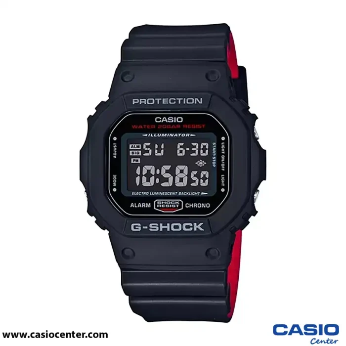 ساعت مچی مردانه کاسیو جی شاک اصل مدل DW-5600HR-1D