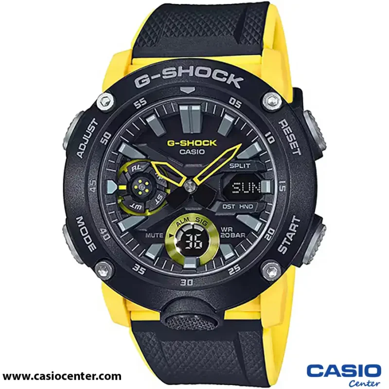 ساعت مچی مردانه کاسیو جی شاک اصل مدل Ga-2000-1A9Dr
