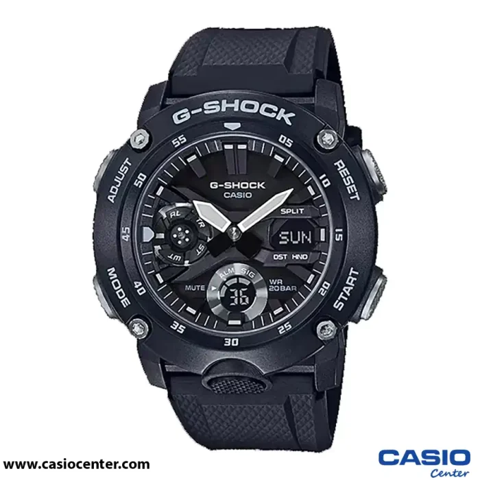 ساعت مچی مردانه کاسیو جی شاک اصل مدل GA-2000S-1A