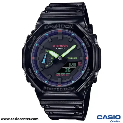 ساعت مچی مردانه کاسیو جی شاک اصل مدل GA-2100RGB-1ADR