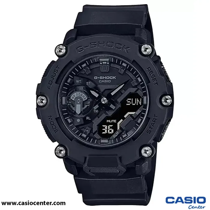 ساعت مچی مردانه کاسیو جی شاک اصل مدل GA-2200BB-1ADR