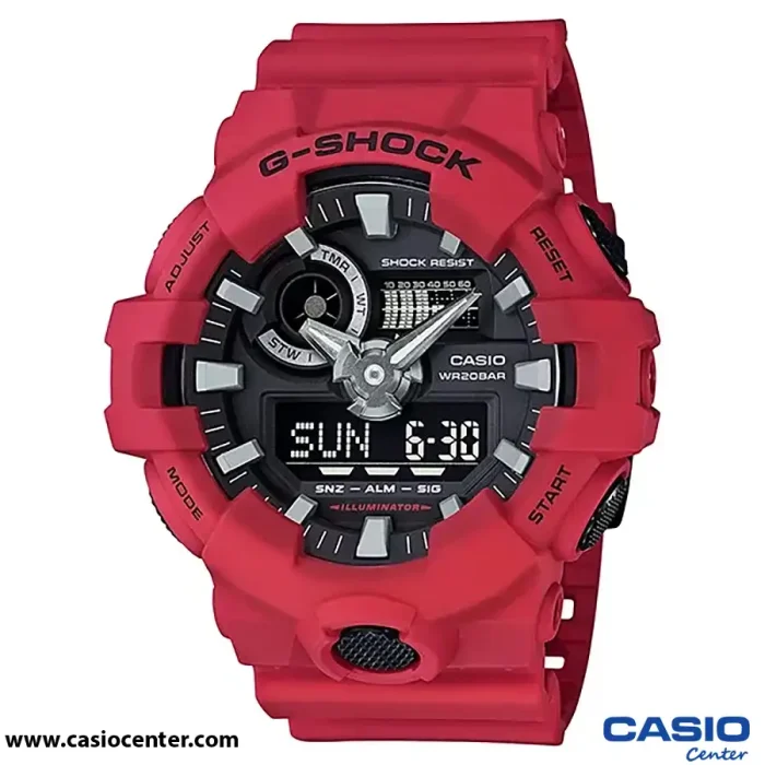 ساعت مچی مردانه کاسیو جی شاک اصل مدل GA-700-4A