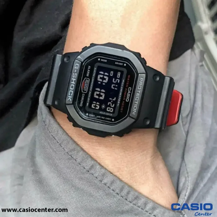 ساعت مچی مردانه کاسیو جی شاک اصل مدل DW-5600HR-1D