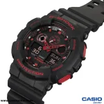 ساعت مچی مردانه کاسیو جی شاک اصل مدل GA-100BNR-1ADR