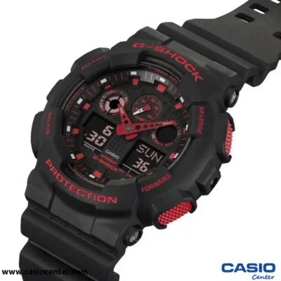 ساعت مچی مردانه کاسیو جی شاک اصل مدل GA-100BNR-1ADR