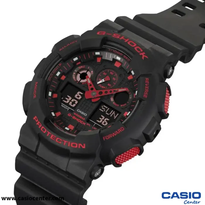 ساعت مچی مردانه کاسیو جی شاک اصل مدل GA-100BNR-1ADR
