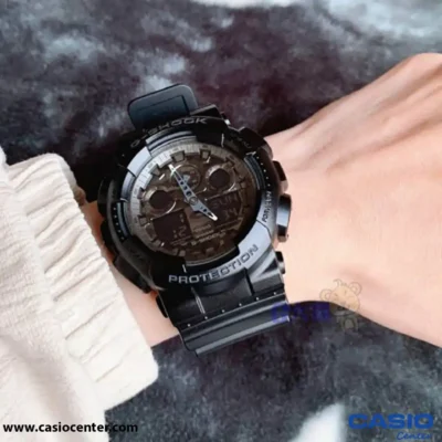 ساعت مچی مردانه کاسیو جی شاک اصل مدل GA-100CF-1A