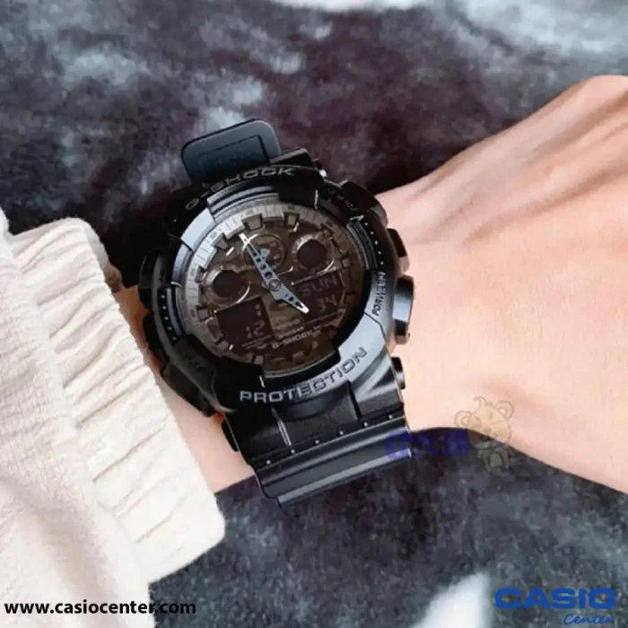 ساعت مچی مردانه کاسیو جی شاک اصل مدل GA-100CF-1A