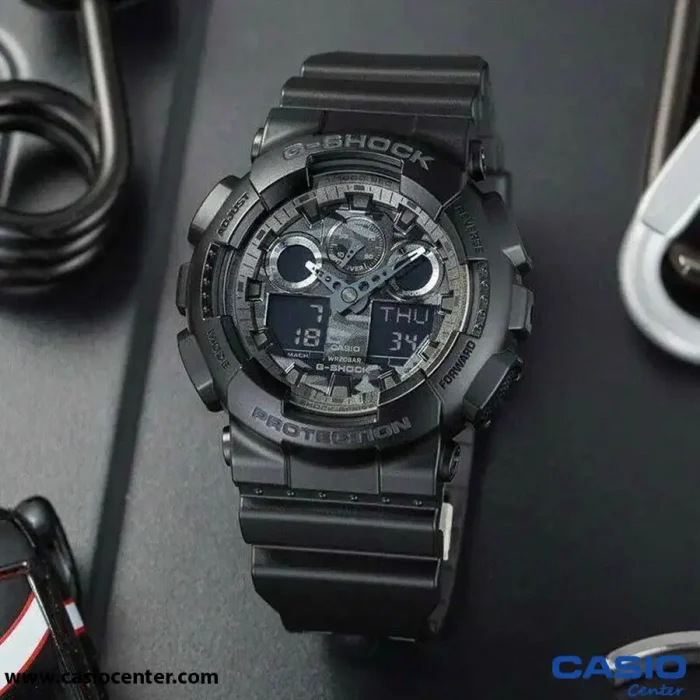 ساعت مچی مردانه کاسیو جی شاک اصل مدل GA-100CF-1A