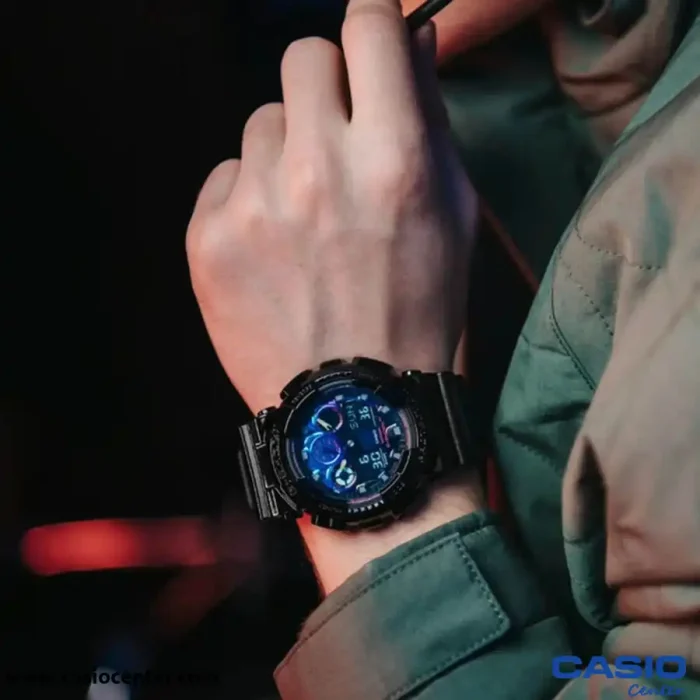ساعت مچی مردانه کاسیو جی شاک اصل مدل GA-100RGB-1ADR
