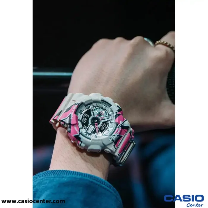 ساعت مچی زنانه کاسیو جی شاک اصل مدل GA-110SS-1ADR