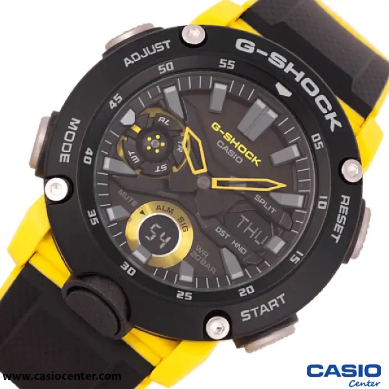 ساعت مچی مردانه کاسیو جی شاک اصل مدل Ga-2000-1A9Dr