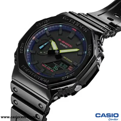ساعت مچی مردانه کاسیو جی شاک اصل مدل GA-2100RGB-1ADR
