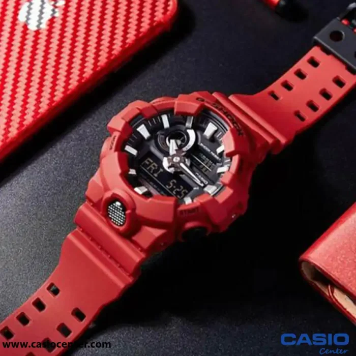 ساعت مچی مردانه کاسیو جی شاک اصل مدل GA-700-4A