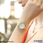 ساعت مچی زنانه کاسیو اصل مدل LTP-V005G-7B