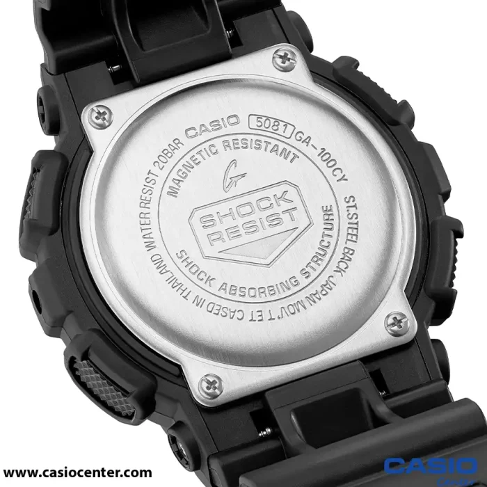 ساعت مچی مردانه کاسیو جی شاک اصل مدل GA-100CY-1ADR