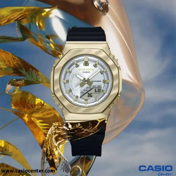 ساعت مچی زنانه کاسیو جی شاک اصل مدل GM-S2100BC-1ADR