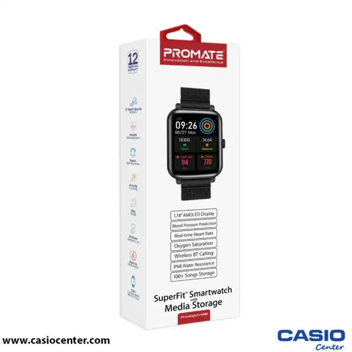ساعت هوشمند پرومیت مدل PROWATCH-M18.BLACK