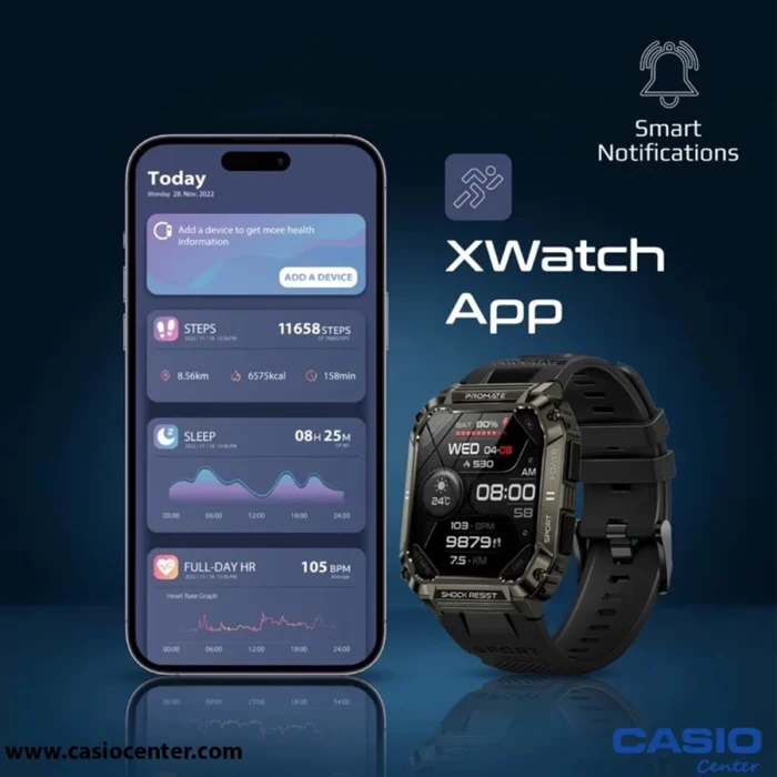 ساعت هوشمند پرومیت مدل XWATCH-S19.BLACK