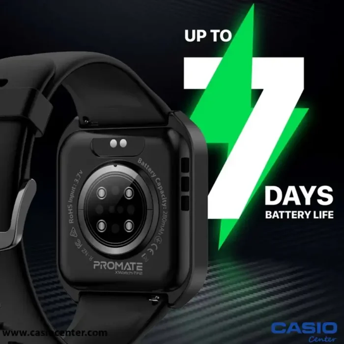 ساعت هوشمند پرومیت مدل XWATCH-TF2.BLACK