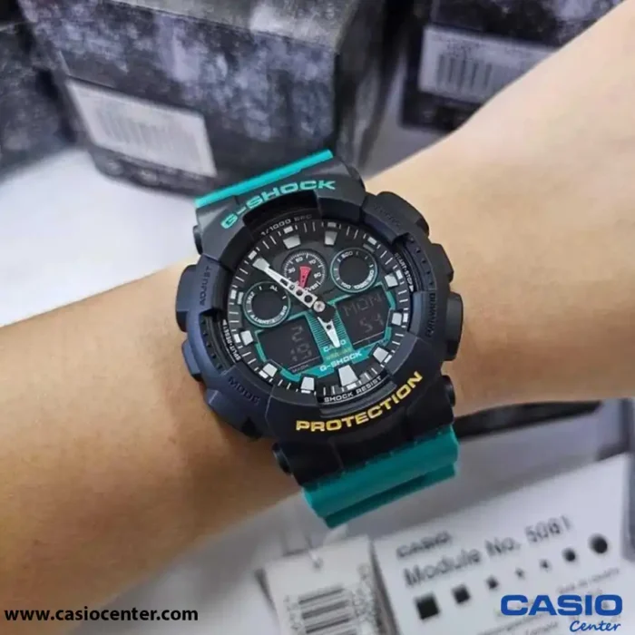 ساعت مچی مردانه کاسیو جی شاک اصل مدل GA-100MT-1A3DR