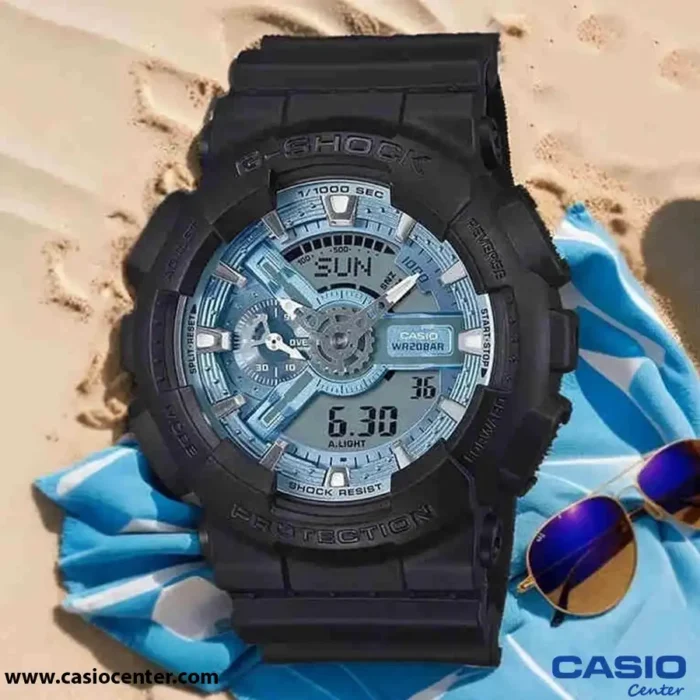 ساعت مچی مردانه کاسیو جی شاک اصل مدل GA-110CD-1A2DR